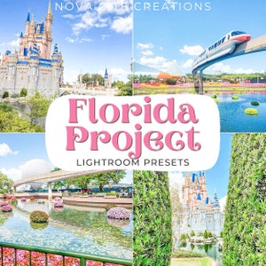 5 préréglages Florida Project - préréglages lumineux et aérés - préréglages lifestyle - préréglages couleurs vives - préréglages été - préréglages vibrants