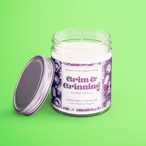 Haunted Mansion Candle, Disney Candles, Disney World Scented Candle, Disneyland Candle | Smoked Vanilla Scented Theme Park Candle