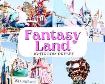 3 Fantasyland Presets - Pink & Blue Presets - Pastel Preset