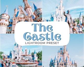 3 The Castle Presets - Bright Airy Presets - Pink & Blue Preset - Pastel Presets - Summer Preset