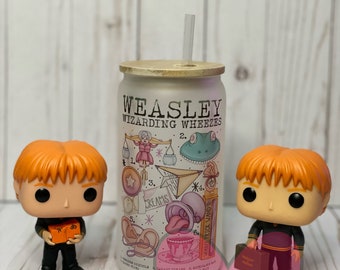 Wizard Glass Cup with straw and lid - Shops