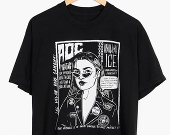 AOC T-shirt | The Right to Fight Zine Tee