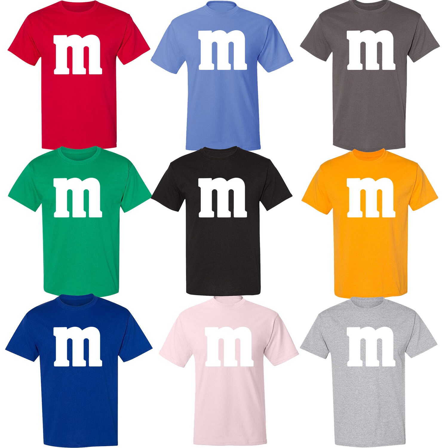 M and M Tee Shirt Costume Shirt Group M & M Family Costume Etsy