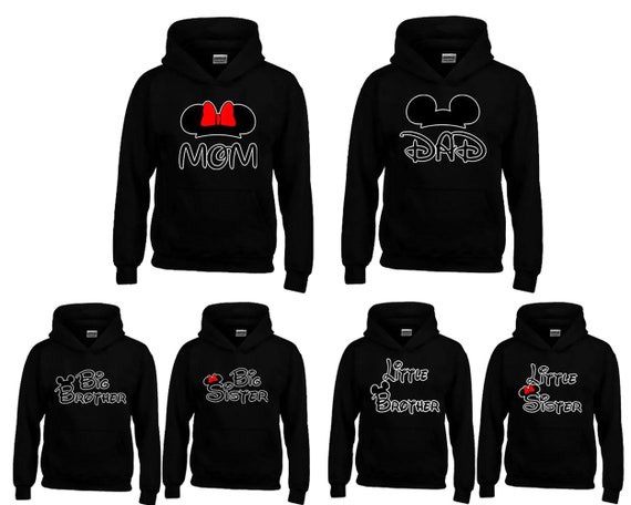 All Family Set Hoodie, Mom Dad Sister Brother Sweatshirt, Family Member Hoodie Sweatshirt, Create Your Costume, Comfortable Wear, Party Tee