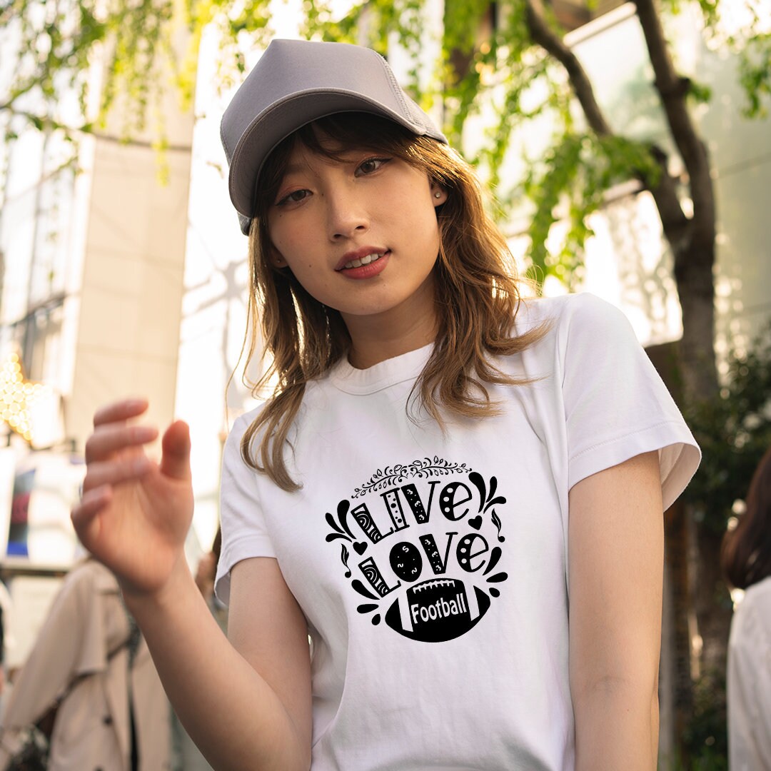 Live Love Football T-shirt - Customized Graphic Unisex Tee