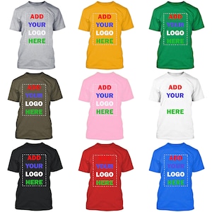 Add Your Text Custom MAN Short Sleeve T-SHIRT Create Your Tee Shirt Personalize Your Dreams Tee Shirt Add Your Logo