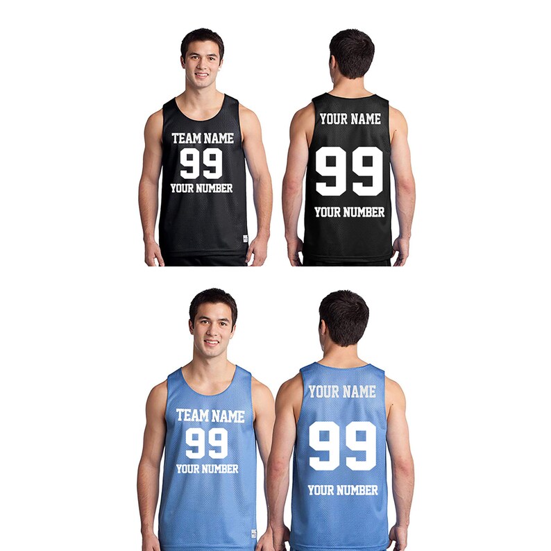 Personalized Basketball Tank Top Adult Customized Basketball Etsy