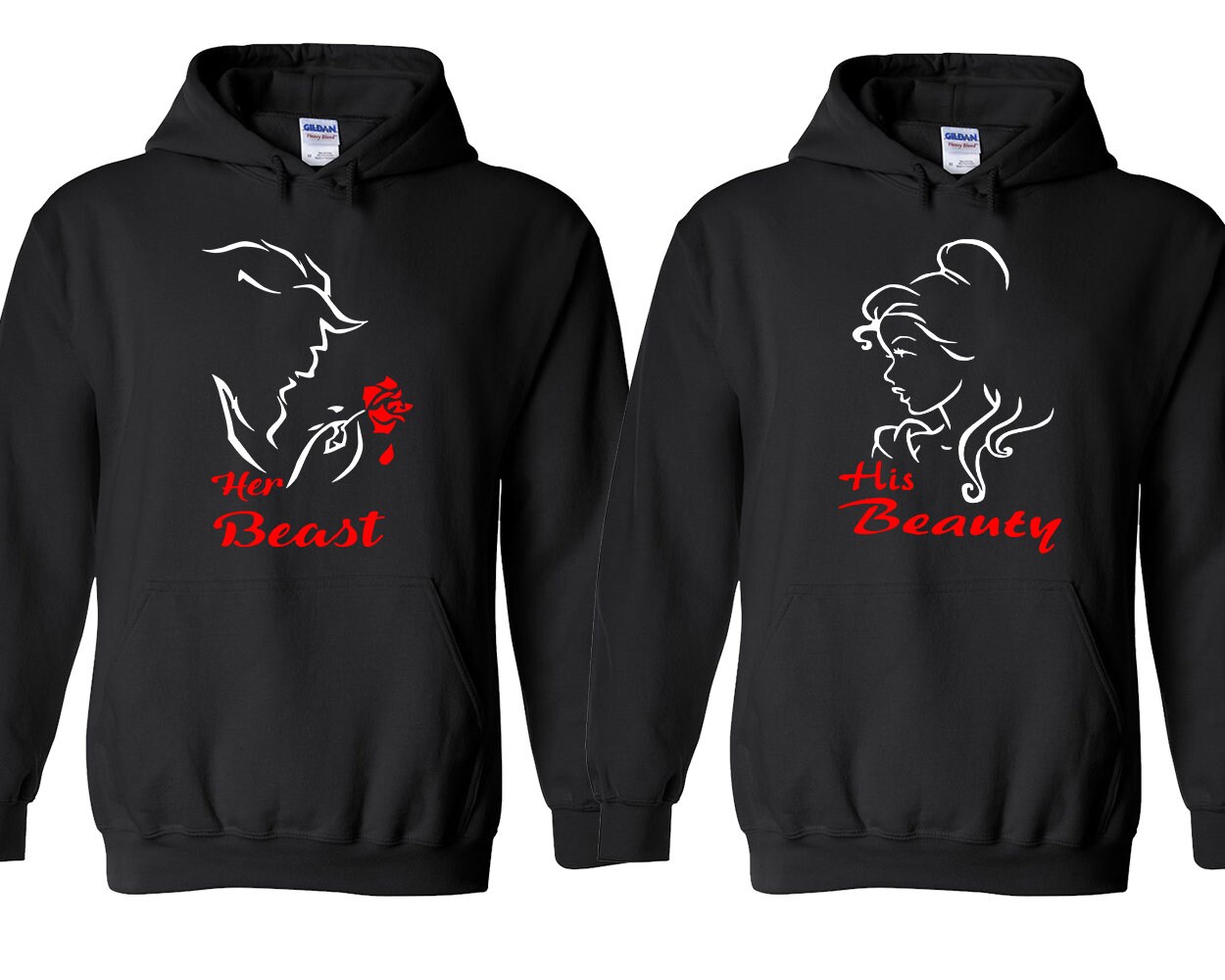 Beauty Beast Hoodies Etsy Canada