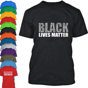 Black Lives Matter, Man Short Sleeve T-shirt, Heavy cotton T-shirt, Letters Man Tee Shirt, Classic T-shirt, Gift for Him, Birthday Gift