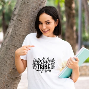 Bride Tribe T-Shirt -Customized Graphic Unisex Tee -Wedding Moments- Bridal Shower-Bachelorette party -Bride Squad -Celebrations - Moments