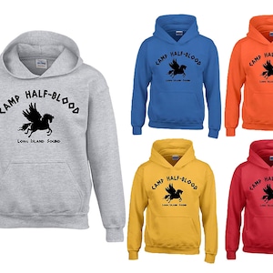 Camp Half-Blood Sweatshirt, Unisex Hoodie for Men Women, Demi-God Long Island Sound Hoodie Sweatshirt, Graphic Printed Fashionable Tee