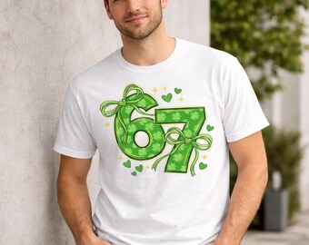 67th Birthday Shamrock Shirt, Lucky Irish Clover Tee, St Patrick’s Day Hoodie