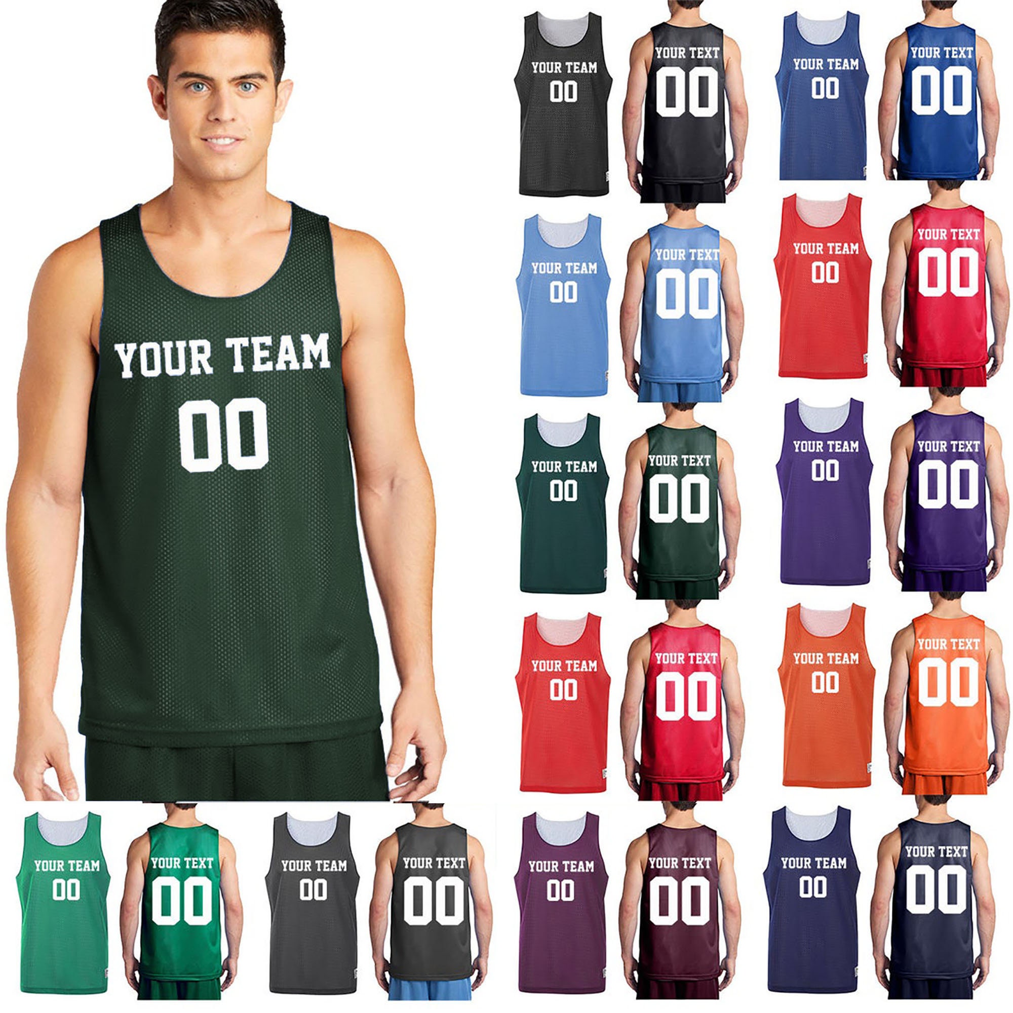 Personalized Basketball Tank Top Adult Customized Basketball Etsy