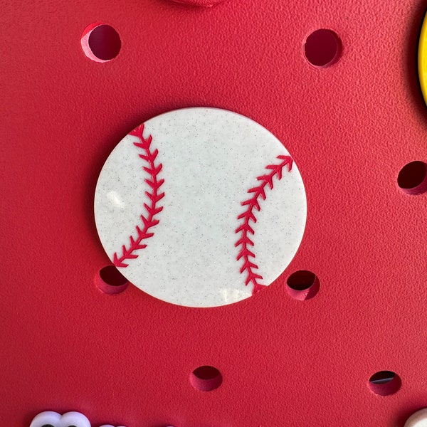 Baseball-Charm für Bogg-Taschen – Sport-Bogg-Taschen-Accessoire – Baseball-Mutter-Geschenk – personalisierter Baseball-Taschen-Charm