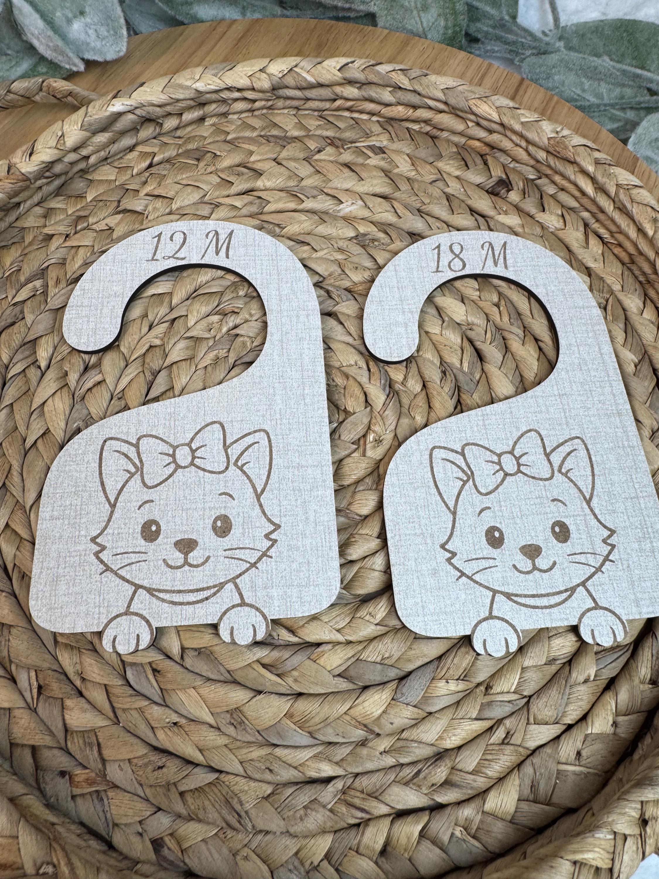 Kitty Closet Dividers SVG: Baby Girl Nursery Organization (digital ...