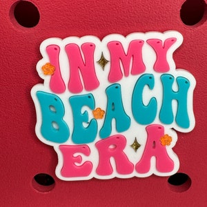 Beach Era Charm for Bogg Style Bags - Custom Summer Accessories - Trendy Beach Bag Charms