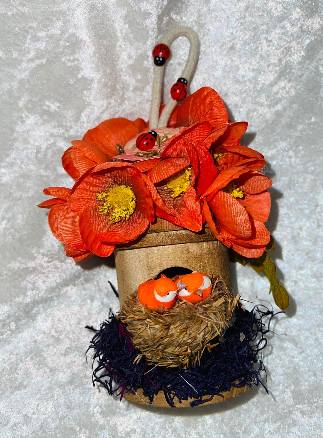Happy Birds Handcraft Decorated Mini House - Etsy