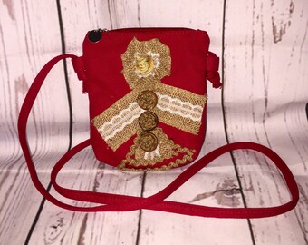 Borsa a tracolla piccola Boho Borsa a tracolla etnica Boho