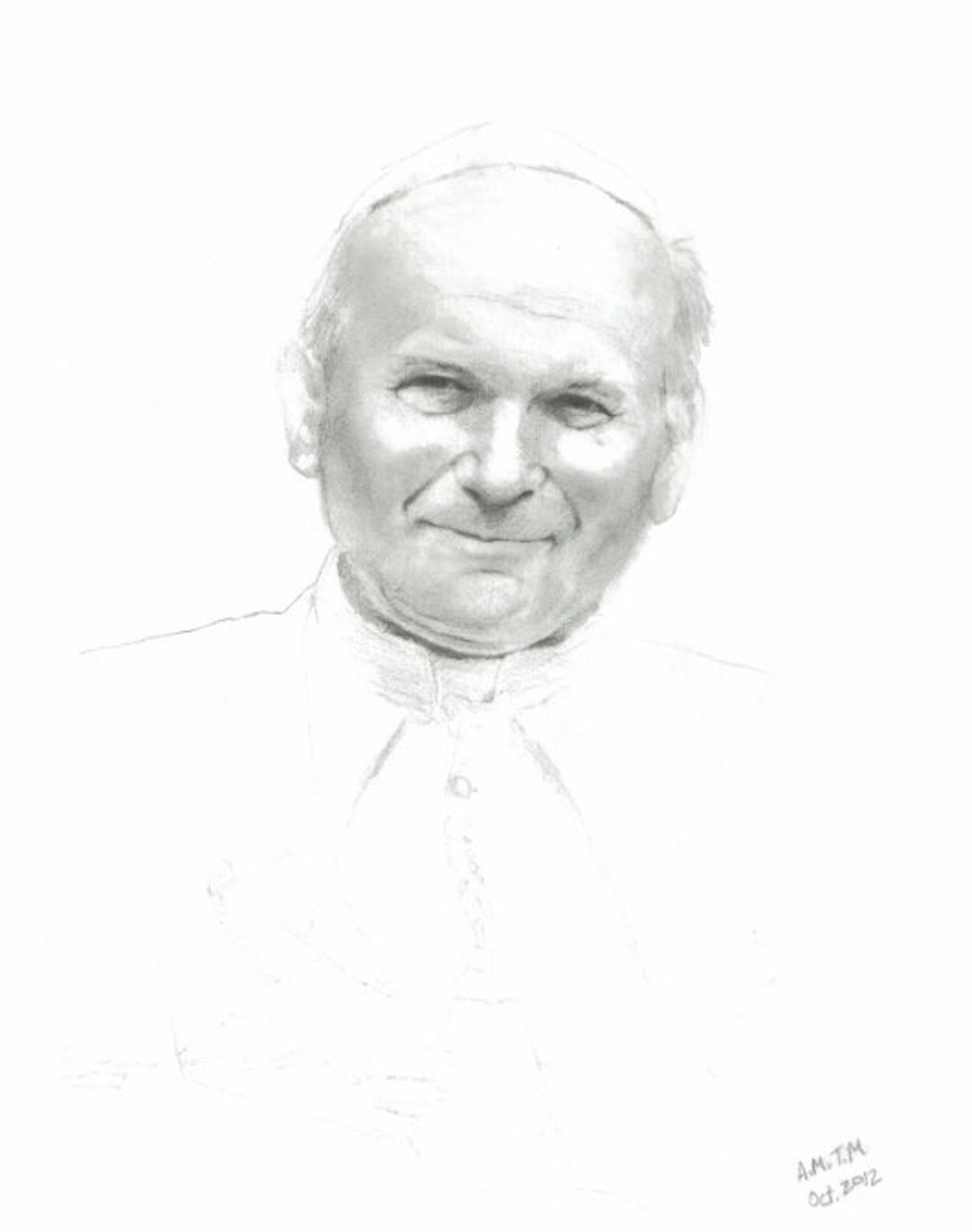 Pope Saint John Paul II Multiple Sizes Catholic Art Print - Etsy