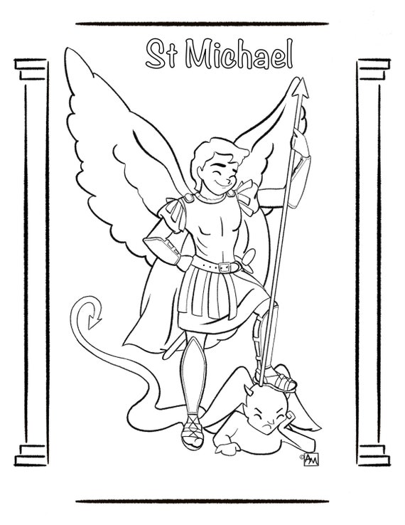 Archangel Coloring Pages - Il 570xN.3434817302 Ptro 
