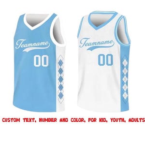 Camiseta de baloncesto personalizada con nombre y número del equipo, camiseta de baloncesto del equipo, atuendo para el día del juego, camiseta de baloncesto para jugadores amantes y fanáticos del baloncesto