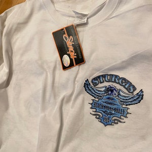 Vintage T Shirt, Sturgis Rally T Shirt, Motorcycles, Harley Davidson, Motorcycle Rally, South Dakota
