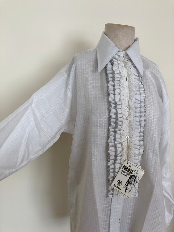 Vintage ruffle shirt Clearance