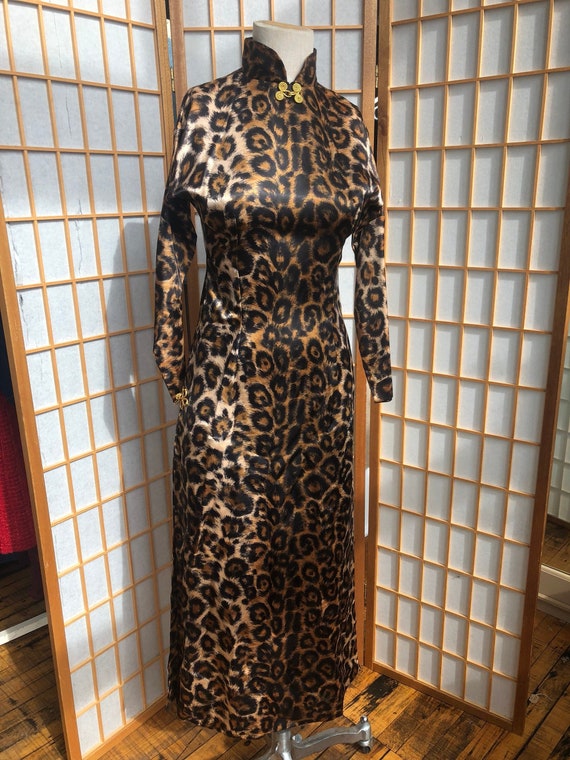 Vintage Leopard, Alice of California,  Pinup Dress