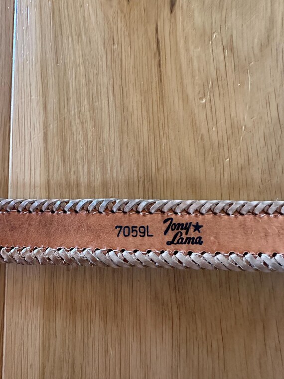 Tony Lama Belt, Vintage Tony Lama, Western Wear, … - image 6