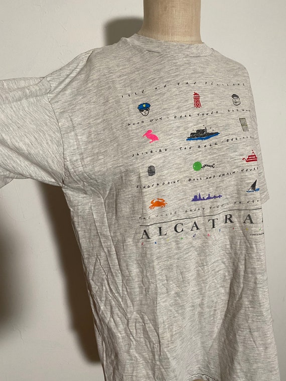 Vintage Alcatraz T Shirt, Single Stitch, Vintage … - image 1