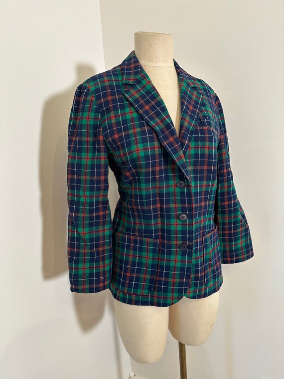 Pendleton Jacket, Vintage Pendleton, Plaid Jacket,