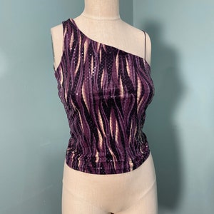 Vintage Clothing, Vintage Fashion, y2k, 90&#39;s, Amy Byer, Purple Top