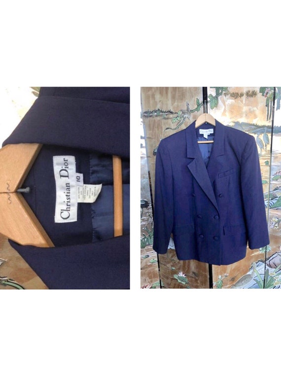 vintage christian dior blazer