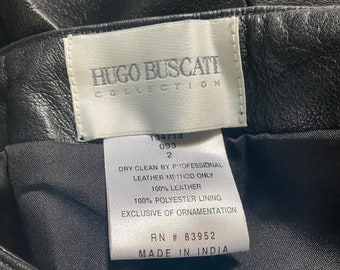 Leather Pants Hugo Buscati Vintage Leather Pants Designer - Etsy