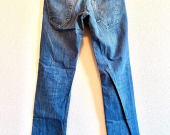 Pantalones vaqueros Levis 511 Skinny vintage de la marca Two Horse, 9 bolsillos, 30 x 31