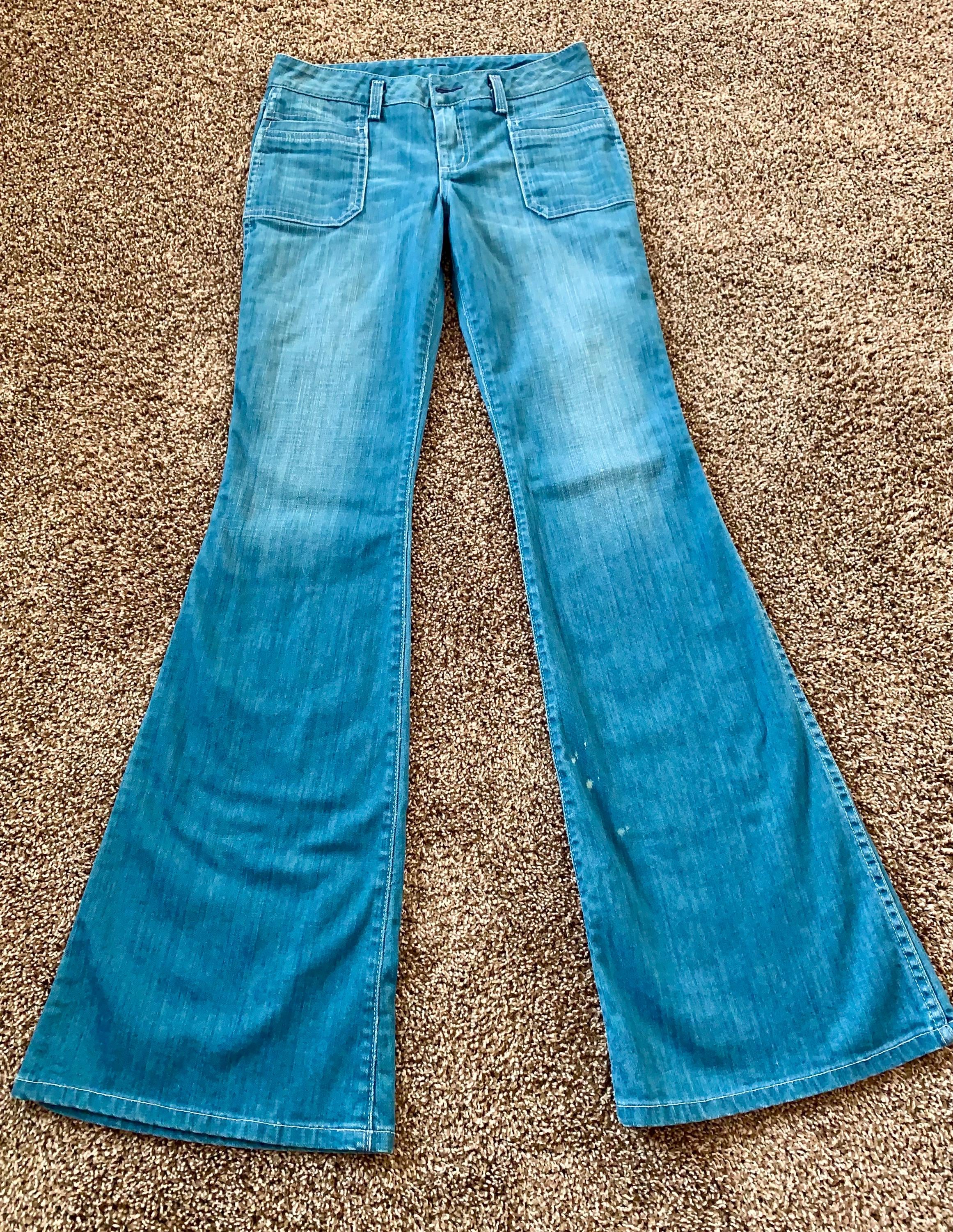 Bell Bottoms 70s Platforms Vintage 70s Zipper Bell Bottom Denim