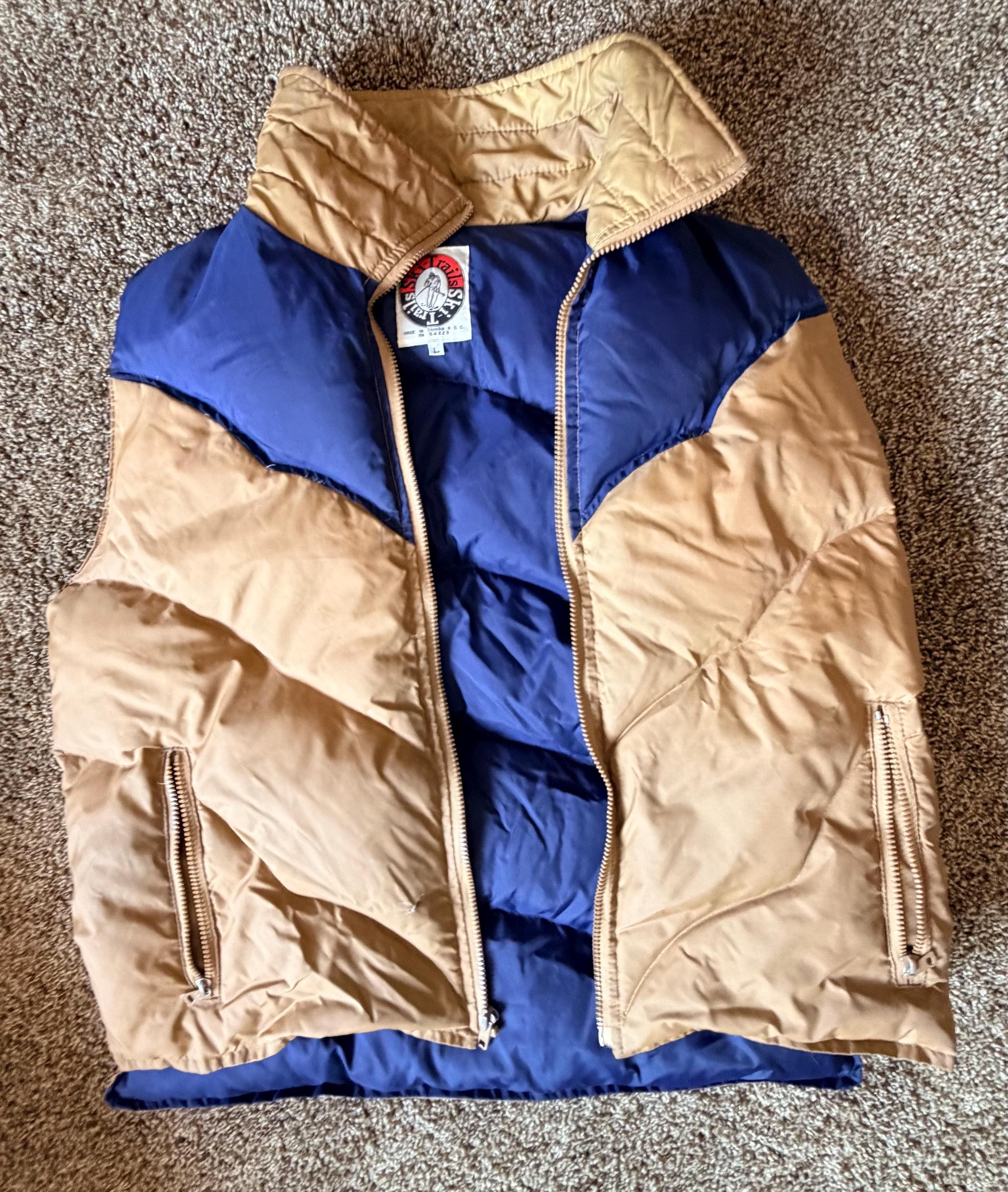 Vintage Western Puffer Vest - Etsy