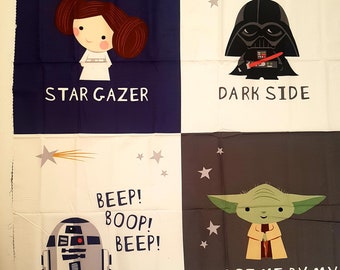 star wars fabric panel