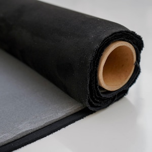 Black Headlining Foam Backed Suede Stretch Material for Auto Car Headliner - Transform your Vehicle Interior with a new headliner