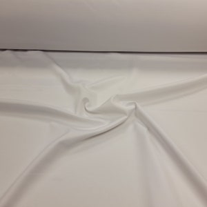 Sublimation Fabric - Scuba Stretch - Polyester based Prepared for Print Fabric - 150cm Width - Colour White