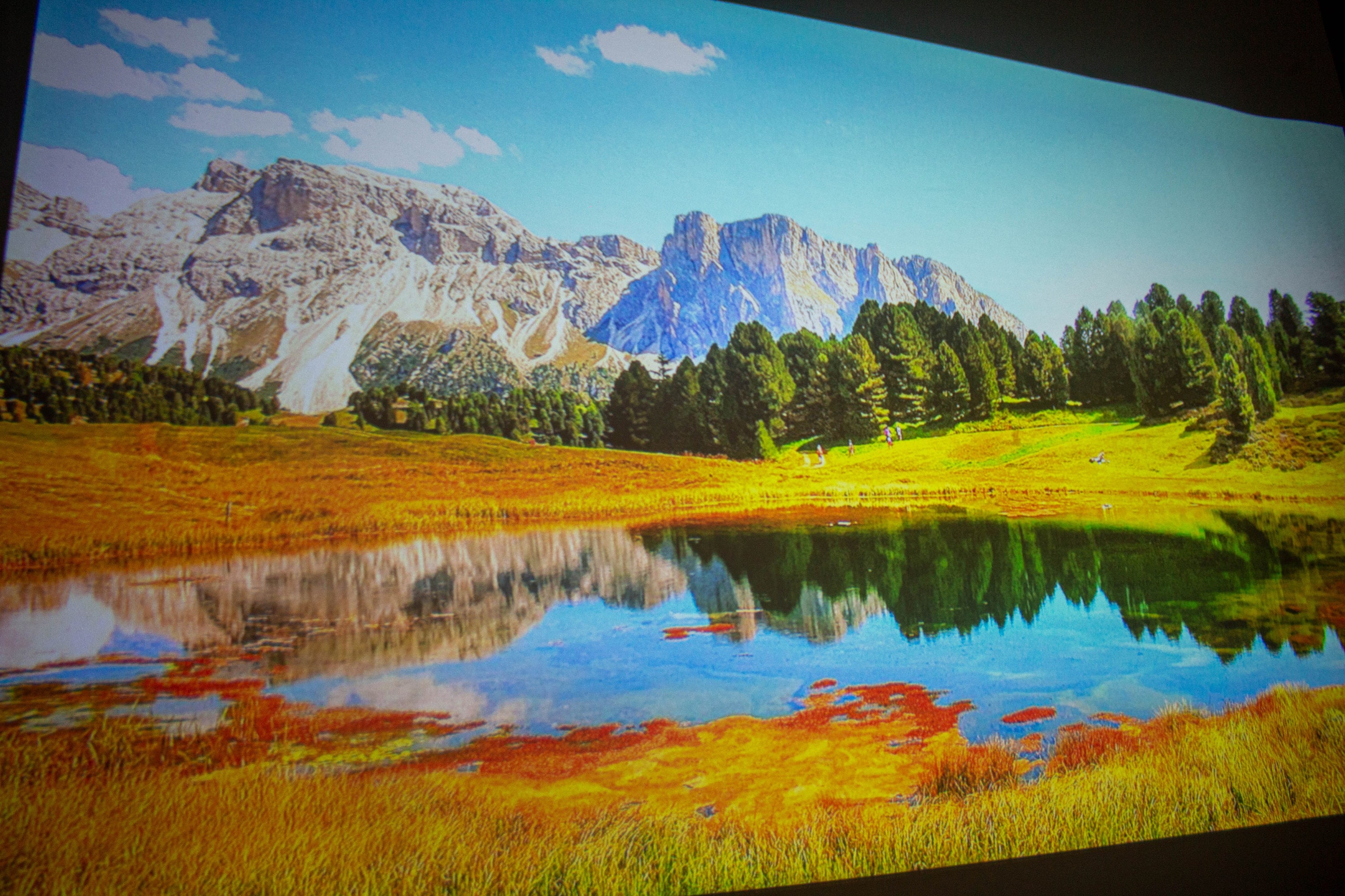120 Inch Projector Screen Material White Matte Spandex Fabric 16:9 Aspect Ratio Budget Friendly For Home Cinema Theatre, Presentations