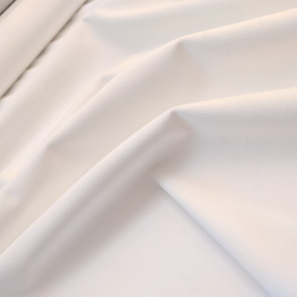 Sublimation Fabric - Artist Velour 100% Polyester based Digital Print Fabric 160cm Width - Colour Off White