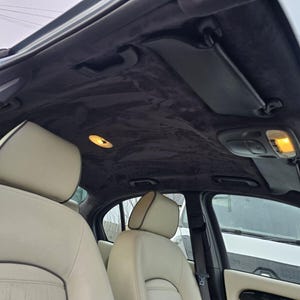 Charcoal Headlining Material Stretch Suede Fabric for Car Auto Headliner & Trim - Upgrade your headliner, door cards, dash boad and pillars