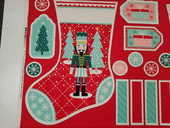 by Stuart Hillard The Nutcracker Christmas Stocking Panel 100/% Cotton fabric