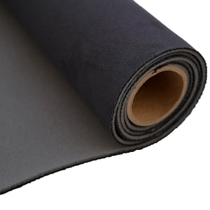Charcoal Headlining Foam Backed Suede Stretch Material for Auto Car Headliner - Transform your Vehicle Interior with a new headliner