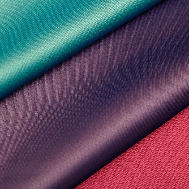 Bright Red Silk Duchess Satin Fabric
