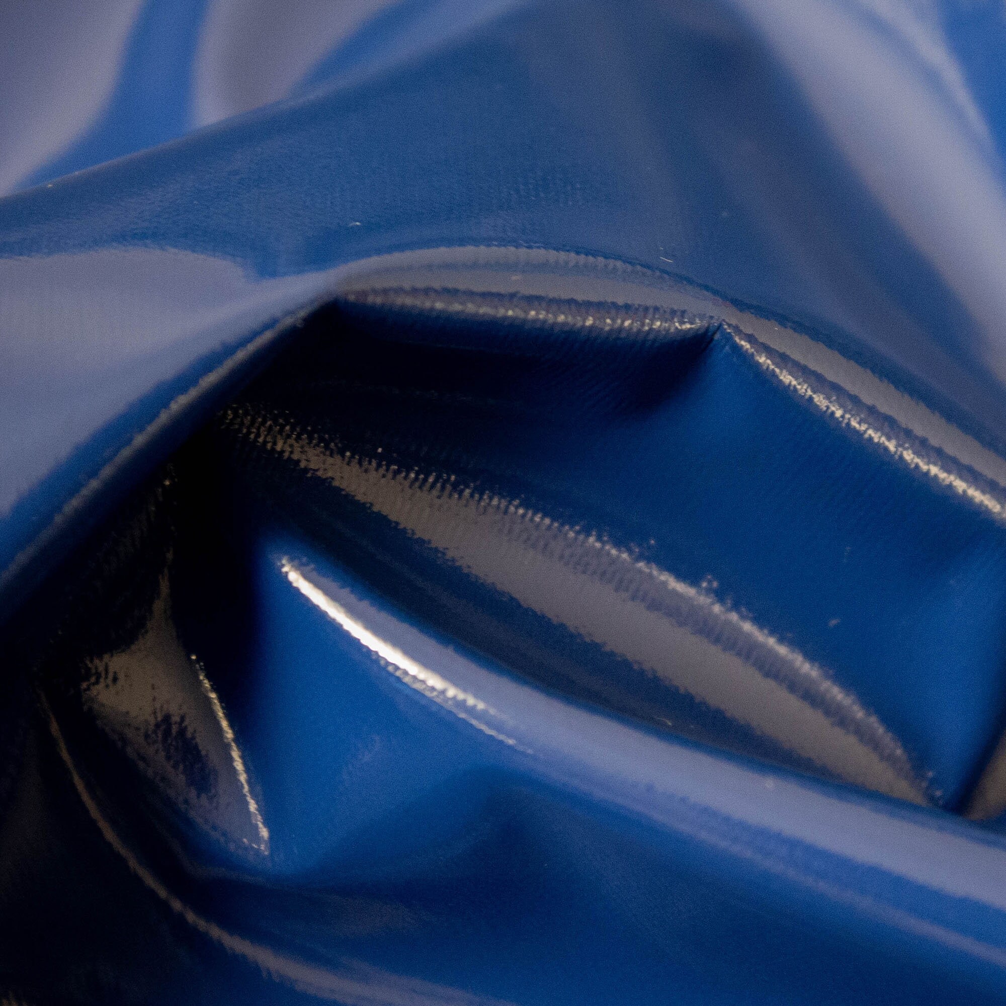 Royal Blue PVC Fabric - Shiny Gloss Spandex Stretch Fabric - PU Coated ...