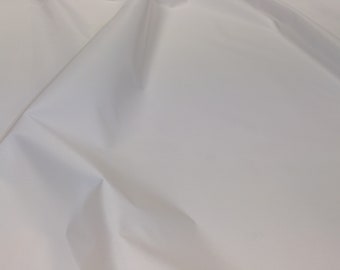 Sublimation Fabric - Superior PU coated waterproof - 100% Polyester based Prepared for Print Fabric - 150cm Width - Colour White
