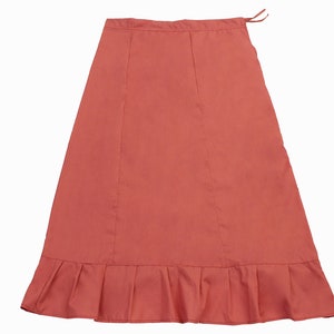 Sari Saree Petticoat Underskirts for sari's Available in 4 different S, M, L, XL sizes made in the UK from polycotton fabric Dusky Pink