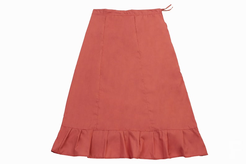 Sari Saree Petticoat Underskirts for sari's Available in 4 different S, M, L, XL sizes made in the UK from polycotton fabric Dusky Pink